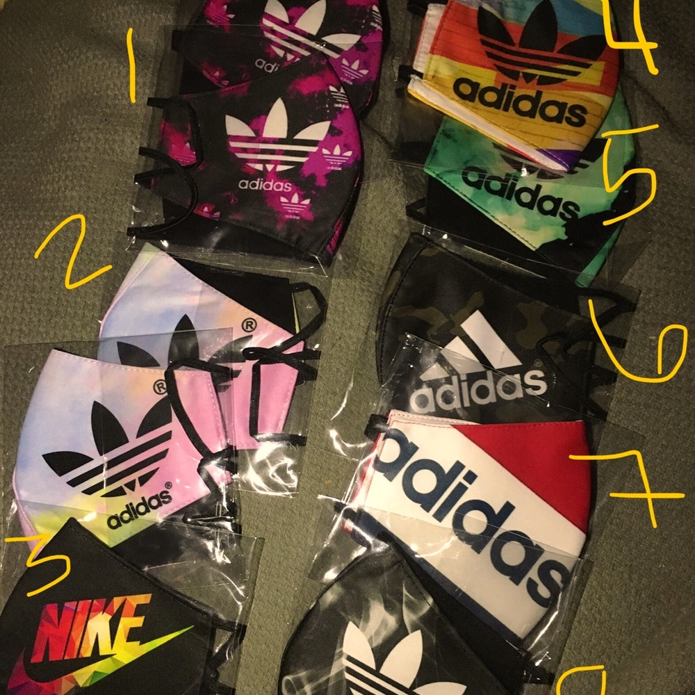 Face mask 💣 💕😍🥰💓 😷 Nik€ & @d!das